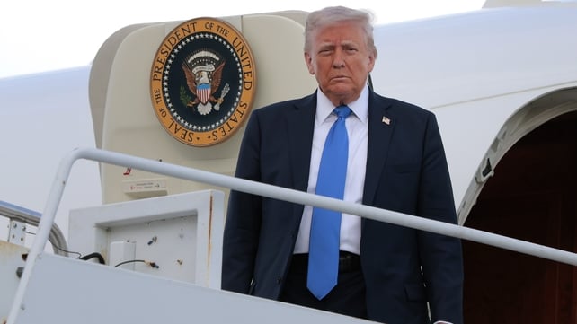 President Trump posted the comments on the Truth Social platform as he returned on Air Force One from the Middle East