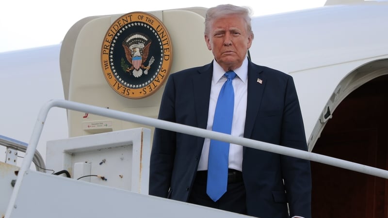 President Trump posted the comments on the Truth Social platform as he returned on Air Force One from the Middle East