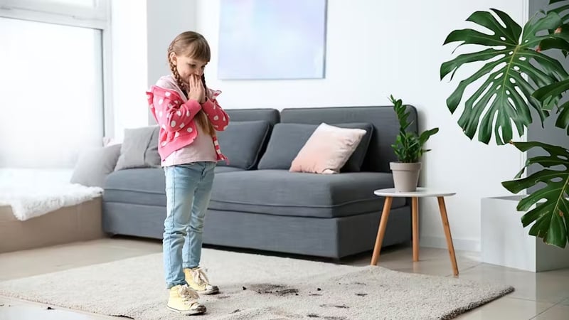 Wearing outdoor shoes indoors can bring in more than just a bit of dirt and blades of grass. Photo: Pixel-Shot/Shutterstock