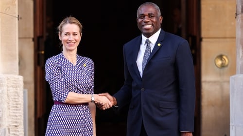 David Lammy welcomes Kaja Kallas ahead of the talks in London