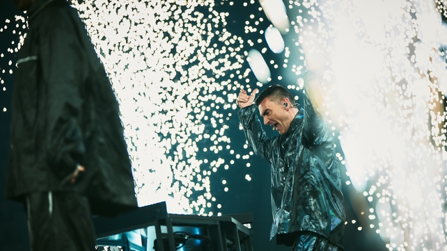 San Marino took to the stage with Tutta L'Italia by Gabry Ponte.