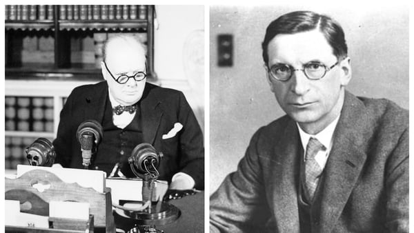 One-two-one-two: radio fans Winston Churchill and Éamon de Valera