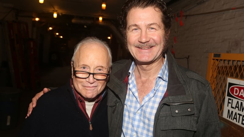Richard Dreyfuss (L) and Ian Shaw (R) in New York after a performance of The Shark is Broken in 2023 (Pic: Getty)