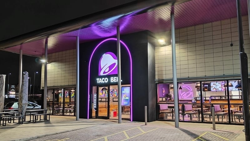 Known for its Mexican-inspired food, Taco Bell has over 8,700 restaurants across the world.