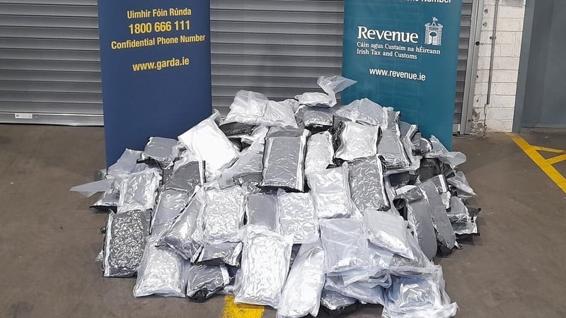 Around 90kg of the drug was discovered as part of an intelligence-led operation