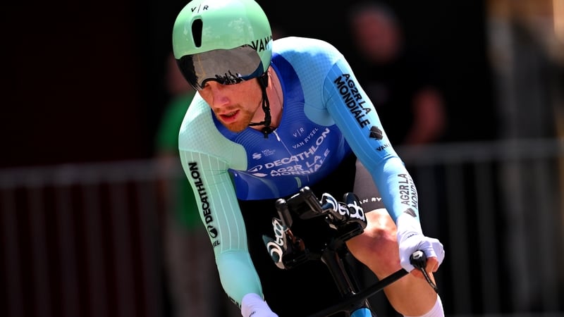 Sam Bennett of Team Decathlon AG2R La Mondiale during stage 2 of the 2025 Giro d'Italia