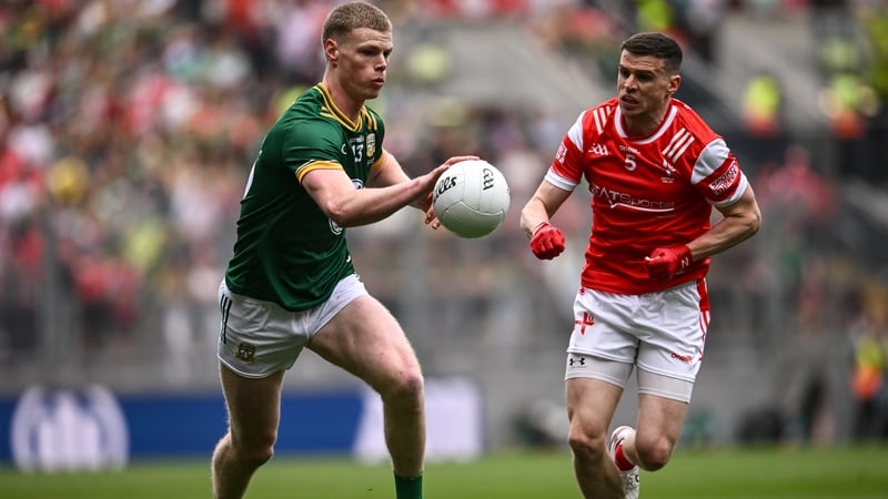 Meath's Mathew Costello in action against Conall McKeever