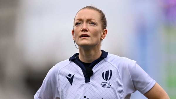 Referee Hollie Davidson took charge of the 2025 Women's Six Nations clash between Ireland and France in Belfast