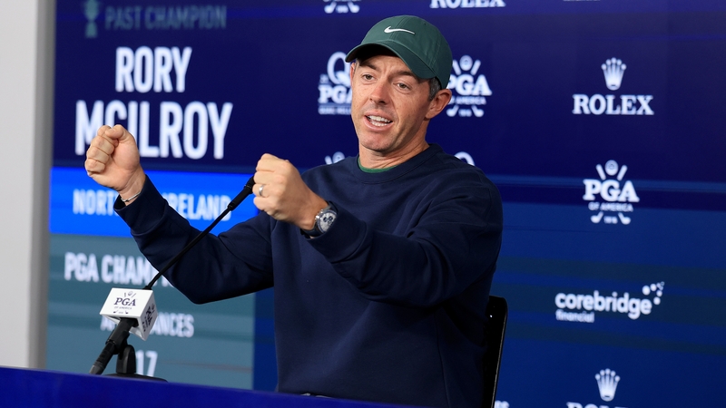 Rory McIlroy is hoping to lift the Wanamaker Trophy for the third time