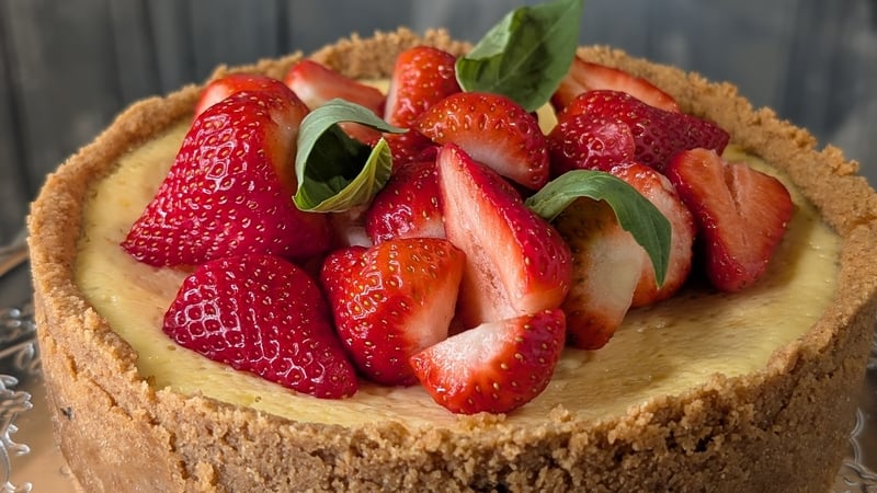 Shane Smith's baked lemon & strawberry cheesecake: Today
