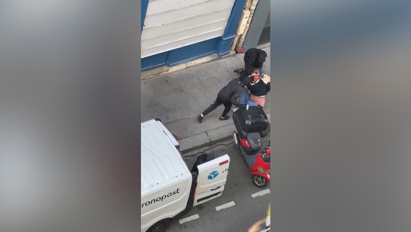 The kidnapping attempt took place yesterday morning on a busy Paris street
