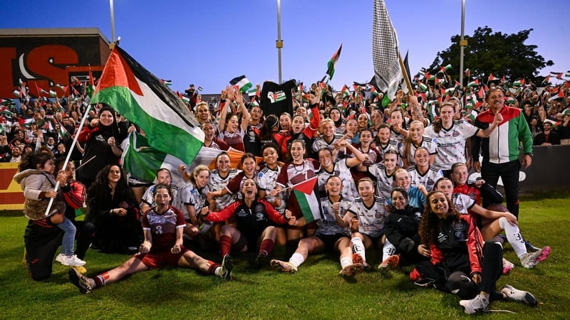 Palestine won last year's friendly against Bohemians 2-1