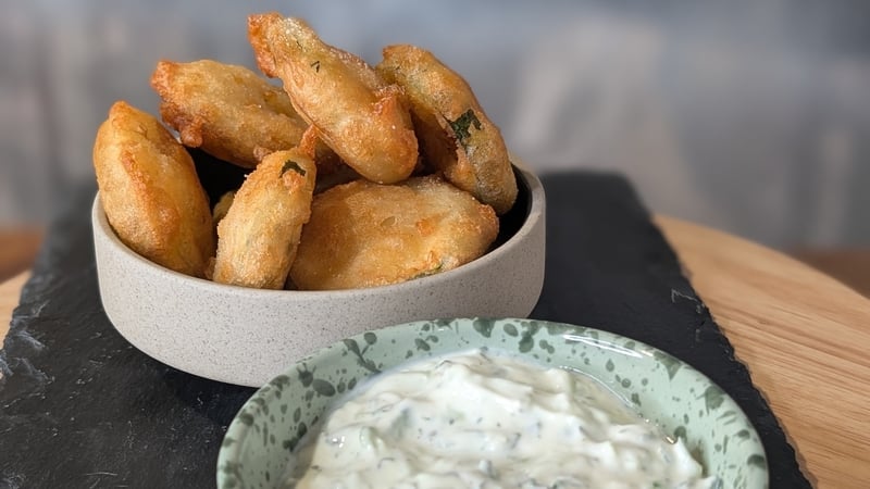 Mags Roche's tempura courgette: Today