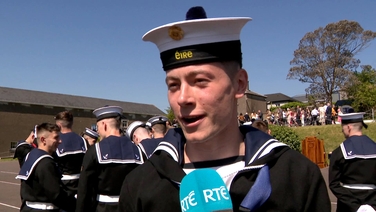 'A great honour' - passing out parade for Naval Service recruits