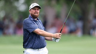 Shane Lowry was among the late starters on the second day