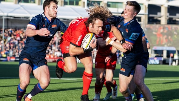 Werner Kok's try scored Ulster's second try