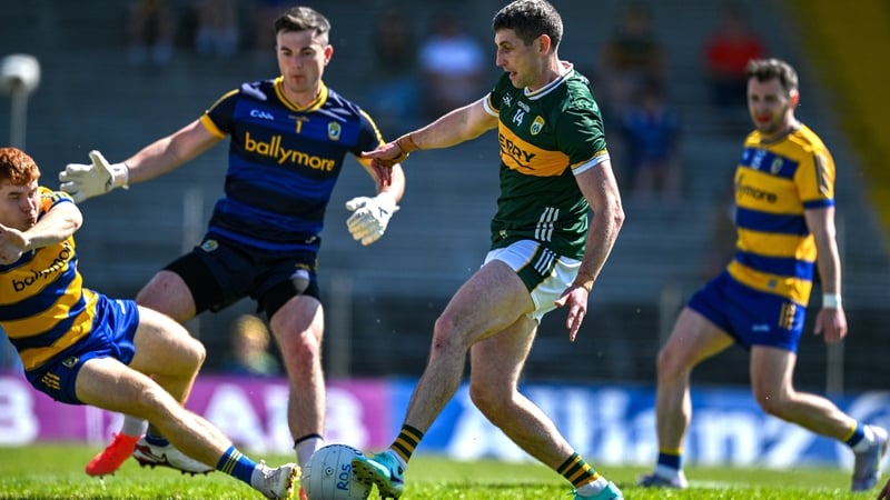 Paul Geaney slots home Kerry's second goal