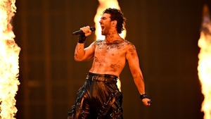 Oh ok Armenia! A leather-clad PARG ran for his life while belting out SURVIVOR.