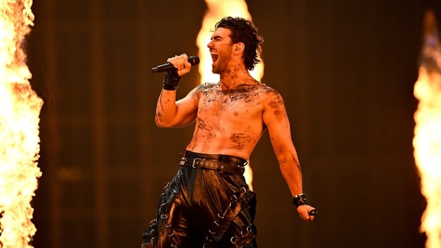 Oh ok Armenia! A leather-clad PARG ran for his life while belting out SURVIVOR.