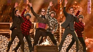 That's how you do it. Sweden's KAJ brought the heat with their steamy sauna tribute track Bara Bada Bastu.