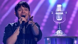 After accepting the Eurovision award he performed his winning song Wasted Love a second time.