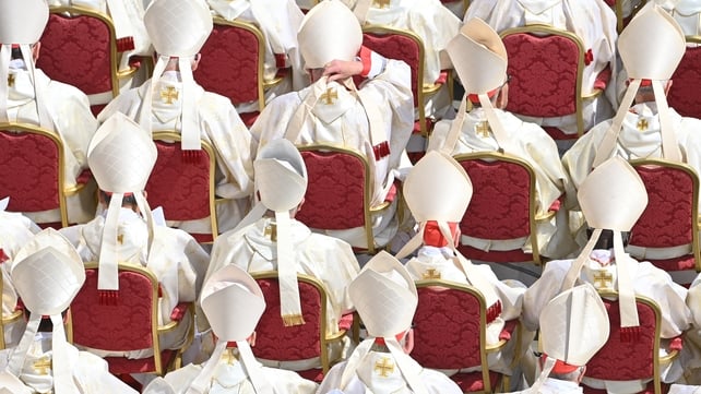 Cardinals from around the world gathered at the Vatican for the first mass of Pope Leo's pontificate