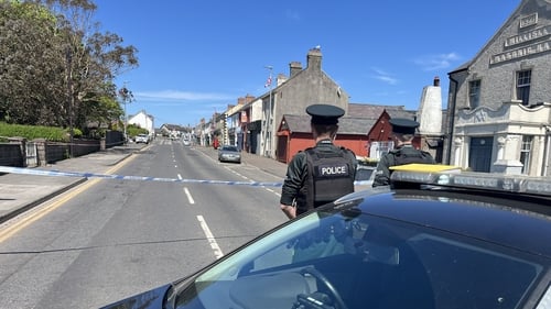 The scene was cordoned off by the PSNI, but the road has since reopened