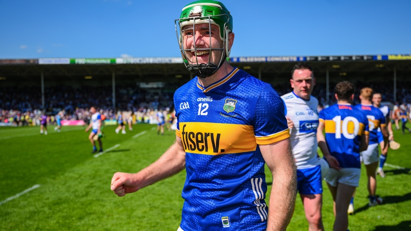 Noel McGrath celebrates after Tipperary's win over Waterford