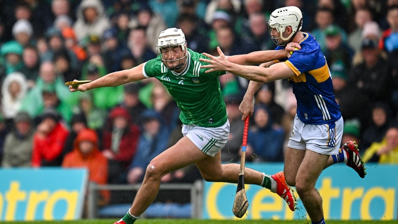 Tipperary's Craig Morgan gives chase to Limerick's Kyle Hayes during the Munster SHC draw last month