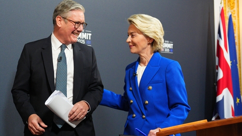 British Prime Minister Keir Starmer and European Commission Ursula von der Leyen held a summit in London yesterday