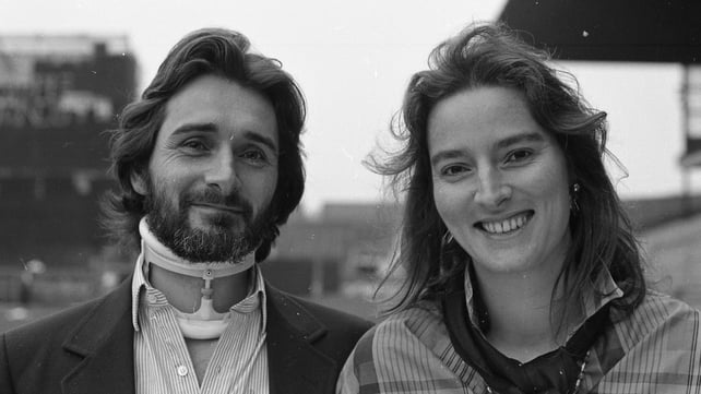 Lord Henry Mount Charles and Lady Iona Mount Charles pictured as the Simple Minds concert crew set up at Slane Castle, 1986. Photo by Independent News And Media/Getty Images.