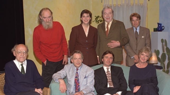 Guests, including Lord Henry Mount Charles, who appeared on RTÉ's Time to Talk, presented by Marian Finucane, 1995. RTÉ Photographic Archive.