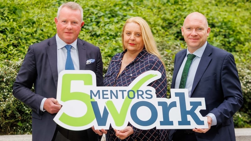 Mark Jordan, CEO of Skillnet Ireland; Denise Lord, MentorsWork, Skillnet Network Manager and David Broderick, Director of the Small Firms Association