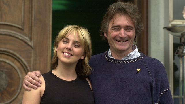 Lord Henry Mount Charles and Spice Girl Mel C at Slane Castle, 2000. Rolling News