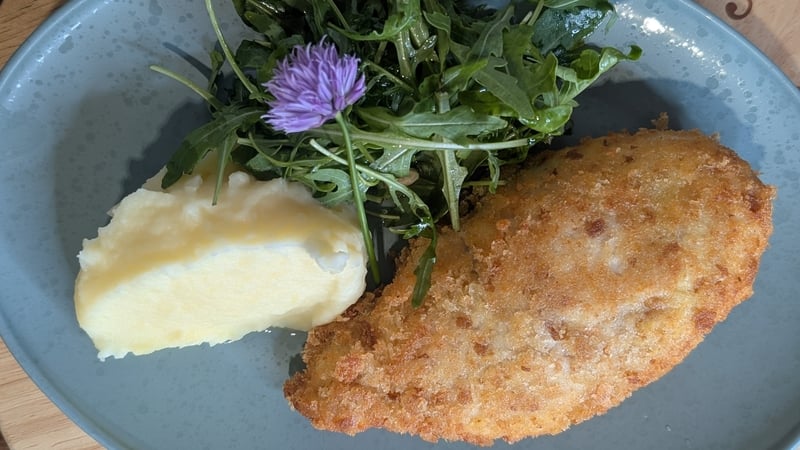 Kevin Dundon's chicken Kyiv with mashed potatoes: Today