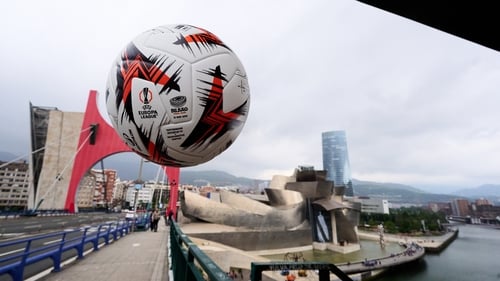 The Europa League final is taking place in Bilbao