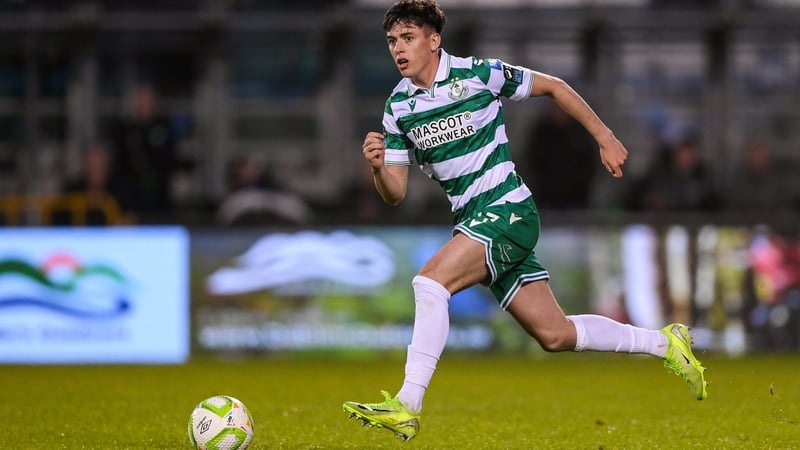 Cory O'Sullivan of Shamrock Rovers has been called into the Ireland U21 squad