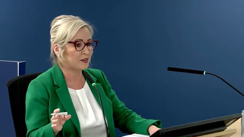 Michelle O'Neill disputed the claim by Arlene Foster