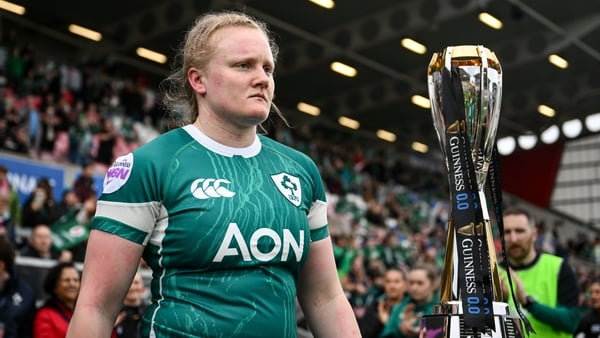 Aoife Wafer before the Women's Six Nations clash against France at Kingspan Stadium