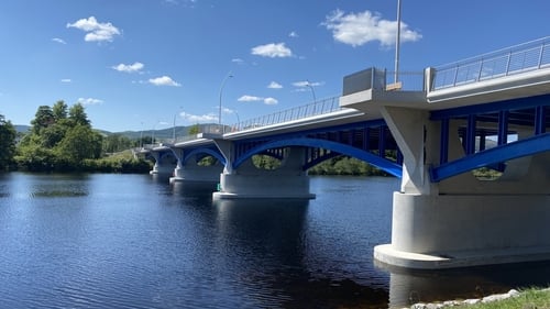 The Brian Boru bridge connecting Killaloe, Co Clare with Ballina, Co Tipperary.