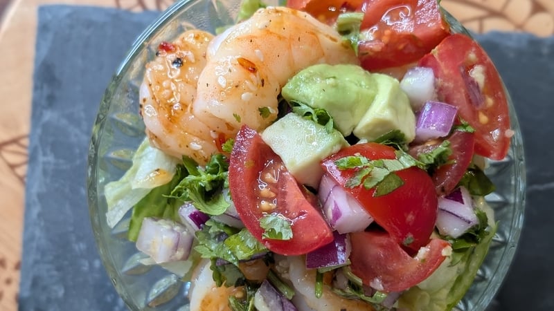 Paul Flynn's prawn cocktail with tomato and avocado salsa: Today