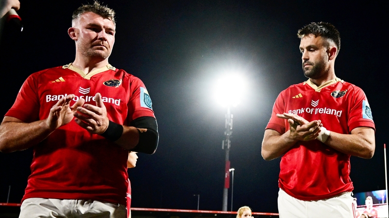 Peter O'Mahony (l) and Conor Murray will join up with the Baa Baas