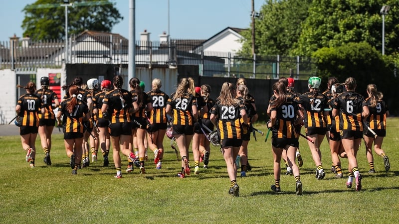 Kilkenny players return to the changing rooms to change into skorts ahead of the recent Leinster final following a planned protest.
