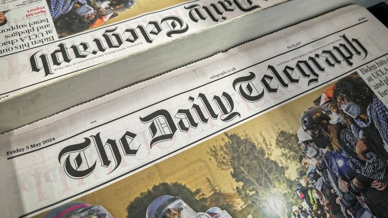 The Telegraph said the US private equity firm RedBird Capital, which provided a quarter of RedBird IMI's funding, is moving to take direct control of the newspaper