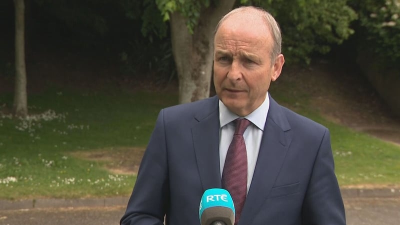 Micheál Martin said that Donald Trump's tariff threat was a surprise