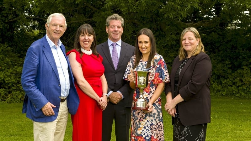 Waterford dairy farmer Kate Curran with her Teagasc/FBD Student of the Year 2024 award