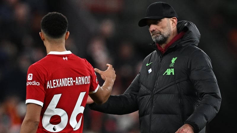 Jurgen Klopp wants Trent Alexander-Arnold's contribution to recent Liverpool successes to be recognised even if he is on his way out of Anfield