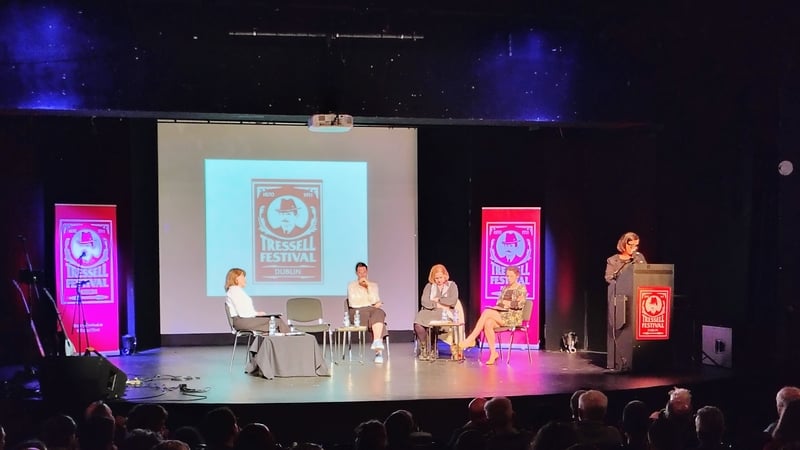 The panel discussion formed part of The Robert Tressell Festival taking place at the Liberty Hall Theatre in Dublin today