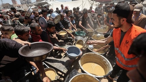 Human rights groups warned this week that 'mass starvation' was spreading in Gaza
