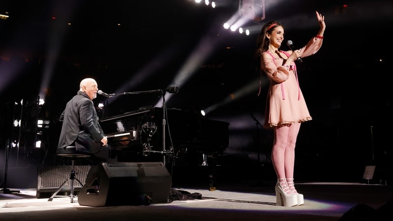 Billy Joel and Alexa Ray Joel perform at Madison Square Garden on 26 April in New York City. Photo credit: Taylor Hill/Getty Images
